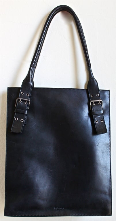 Women's TOM FORD for YVES SAINT LAURENT 2001 black leather bag