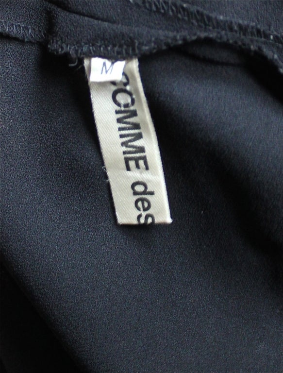Women's COMME DES GARCONS black dress with cut-out  -  1992