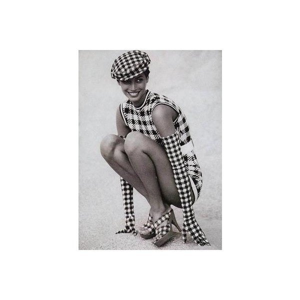 Women's 1991 AZZEDINE ALAIA black and white 'Tati' minidress