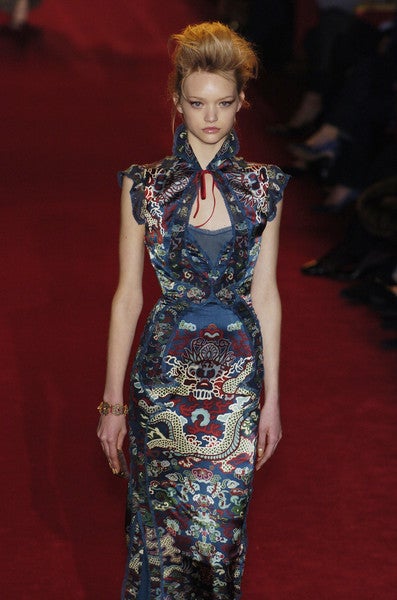 TOM FORD for YSL silk dress - Fall 2004 1