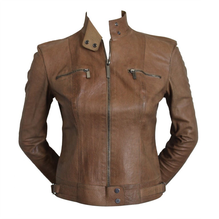 *SALE* TOM FORD for GUCCI karung lizard jacket - 1999 at 1stdibs