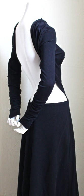 Women's ROBERTO CAVALLI black backless gown