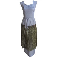 sehr seltenes COMME DES GARCONS Kleid mit Tarnband  - 2001