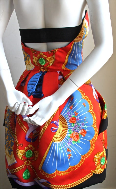 very rare GIANNI VERSACE Couture sculpted runway dress - 1991 In Excellent Condition In San Fransisco, CA