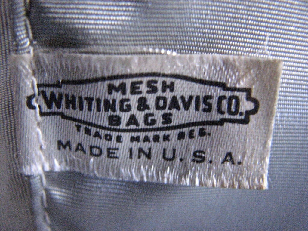 1960's Whiting & Davis mesh aluminum modernist purse 2