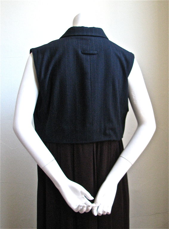 Women's Jean Paul Gaultier 'pinstriped blazer' dress