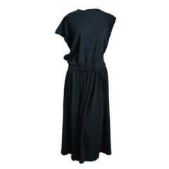 COMME DES GARCONS asymmetrical jersey dress with open sides