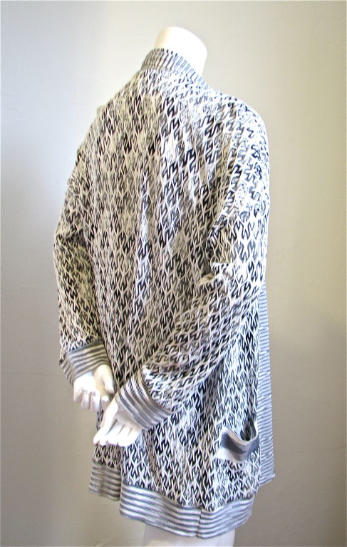 MISSONI black and white cardigan jacket