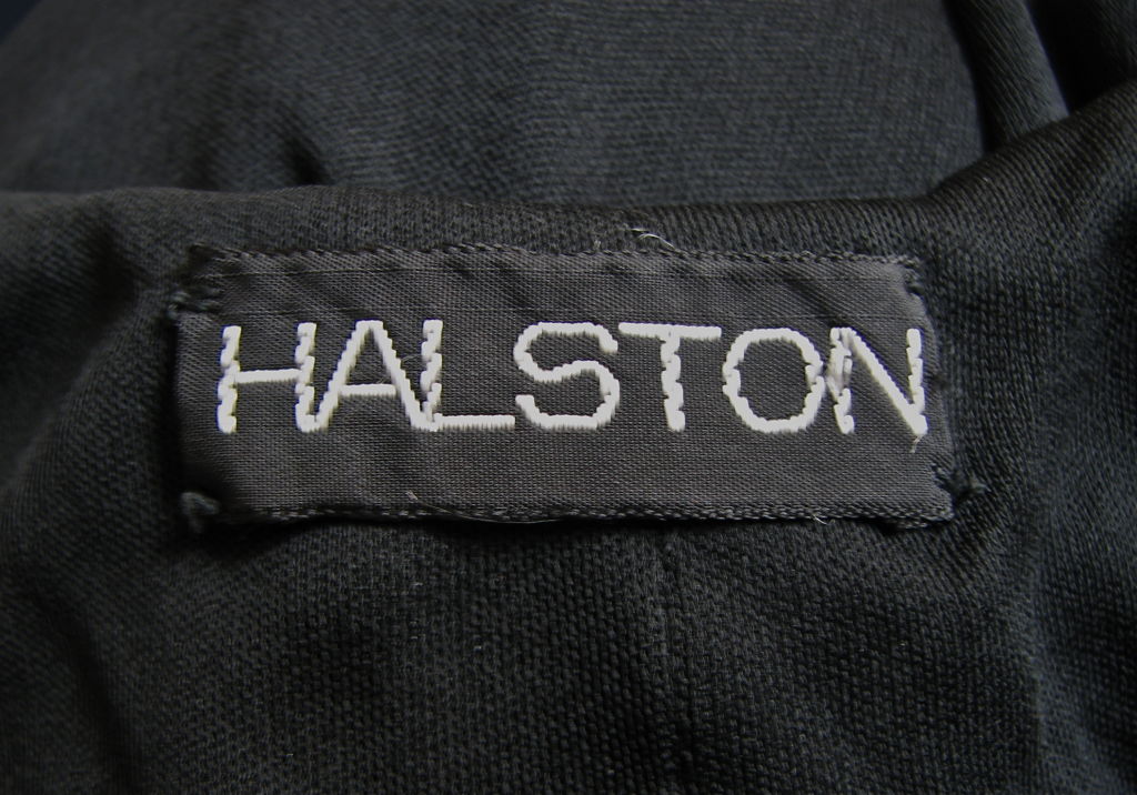 HALSTON black silk jersey tank dress at 1stDibs | silk jersey dress ...