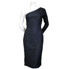 YVES SAINT LAURENT one shoulder dress