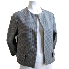 60's CHRISTIAN DIOR numbered houndstooth jacket