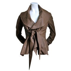 RICK OWENS bronze leather jacket - unworn