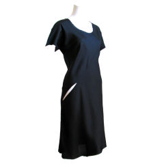 COMME DES GARCONS black dress with slits