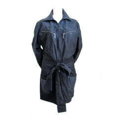 Vintage 90's MARTIN MARGIELA handmade artisanal 'flight suit' jacket