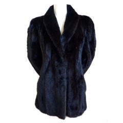 Vintage CHLOE mahogany mink coat