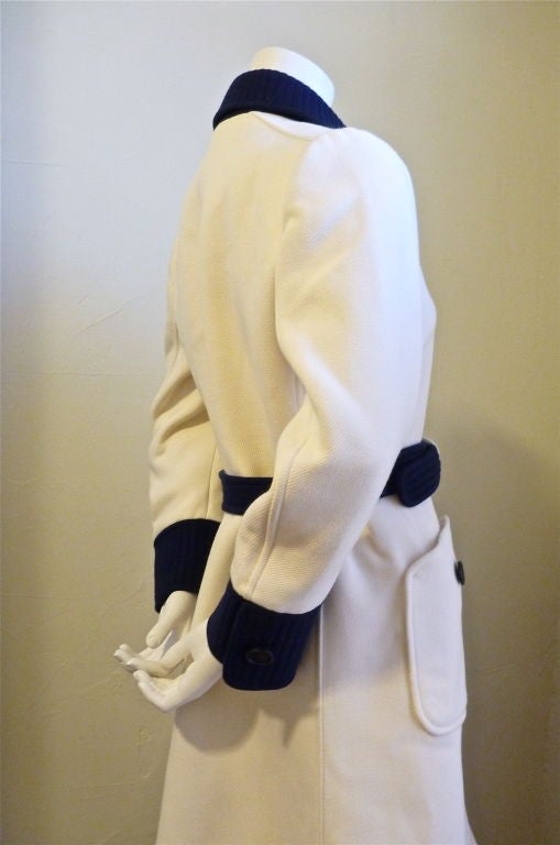 Women's COURREGES 1960's couture wool coat