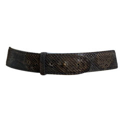 AZZEDINE ALAIA snakeskin belt