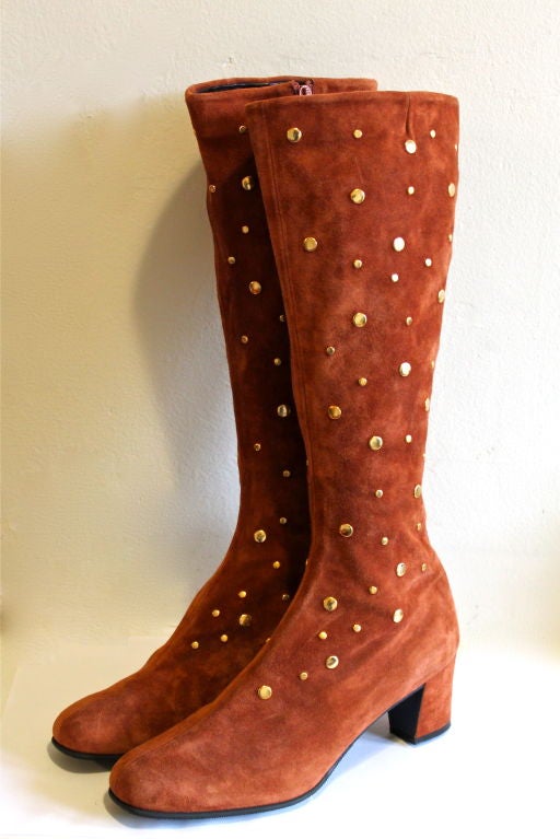 TONY THE SHOEMAKER-HERBERT LEVINE deadstock boots with studs 10