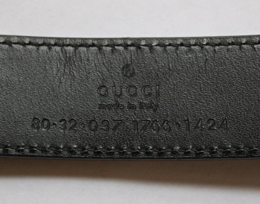 GUCCI black leather belt with gilt double headed lion buckle at 1stDibs ...
