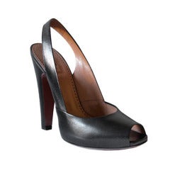 unworn AZZEDINE ALAIA black slingbacks 3