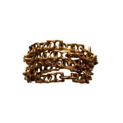 Karl Lagerfeld gilt link bracelet
