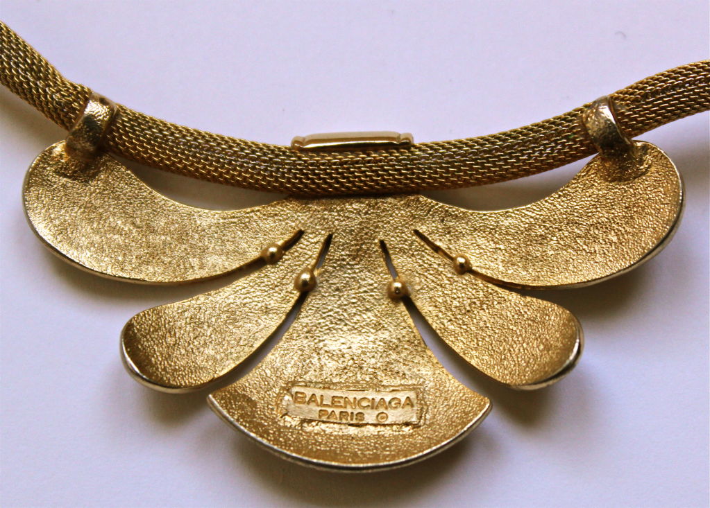 Women's BALENCIAGA enameled necklace