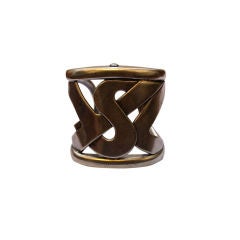 TOM FORD for YVES SAINT LAURENT silver 'YSL' cuff