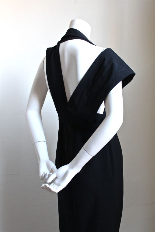 early 1990's COMME DES GARCONS asymmetrical dress 1