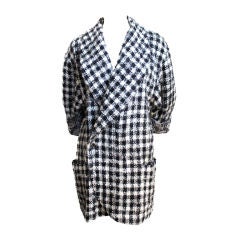 EMANUEL UNGARO PARALLELE houndstooth mohair jacket 9