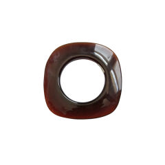 Vintage JIM MCCULLOUGH brown lucite bangle
