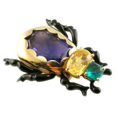 1920's FRENCH BEETLE CLIP 4