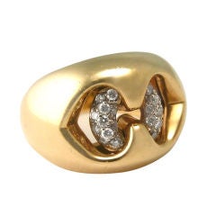 BULGARI Gold & Diamond Ring