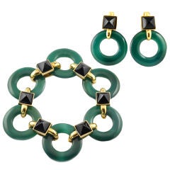 Aldo Cipullo Bracelet & Earring Set