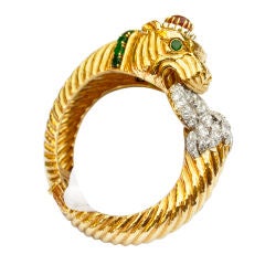  DAVID WEBB Superb Panther Bracelet