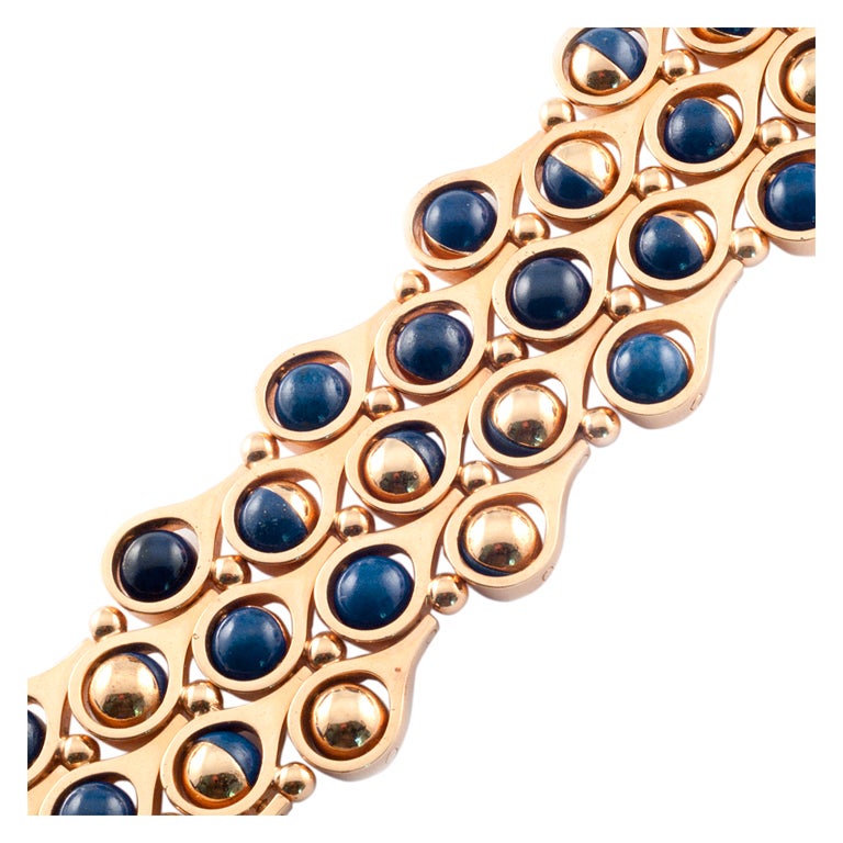 GUBELIN Lapis "BallBearing" Bracelet at 1stdibs