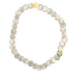 TIFFANY Mother Of Pearl and Opal Necklace
