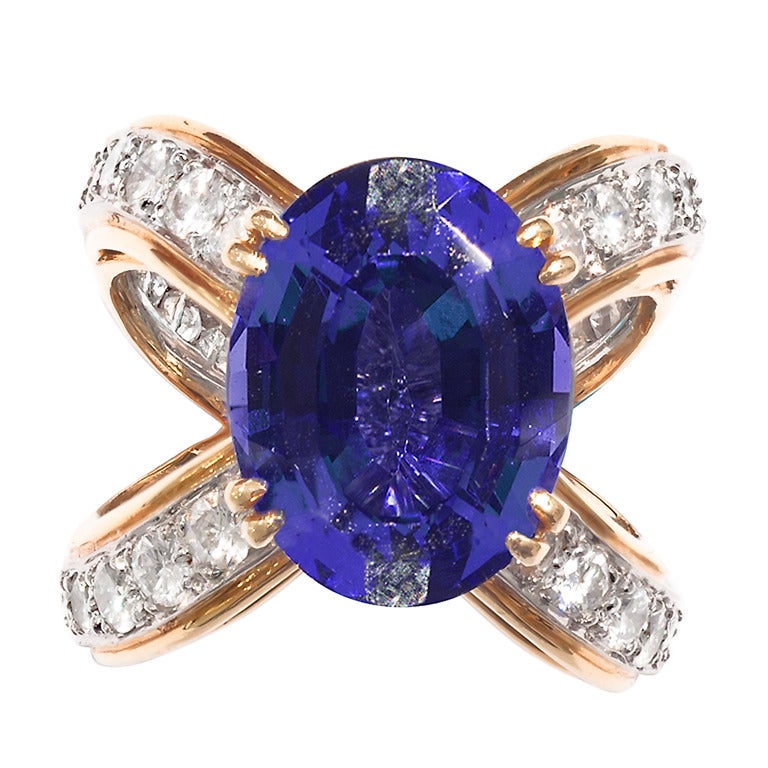 Tiffany & Tansanit-Ring von Donald Claflin