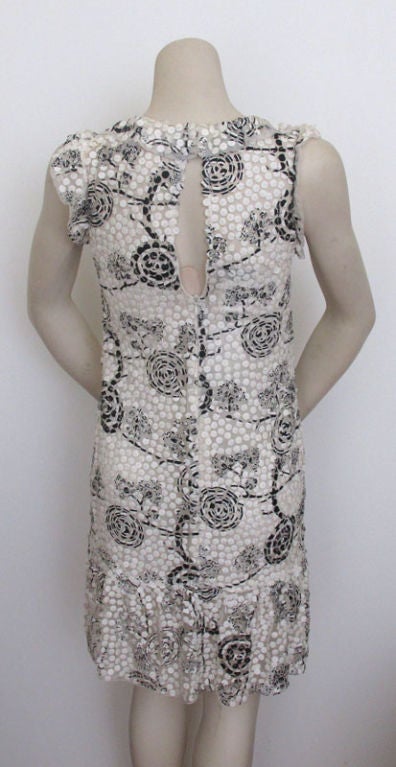 Women's Chanel Camellia Confetti Dress 36 4