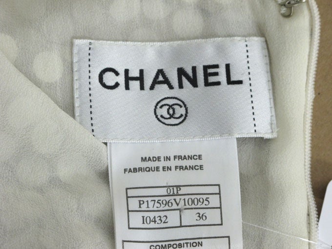 Chanel Camellia Confetti Dress 36 4 1
