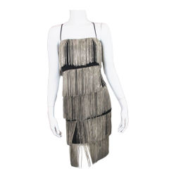 Michael Kors Link Chain Flapper Inspired Dress 4