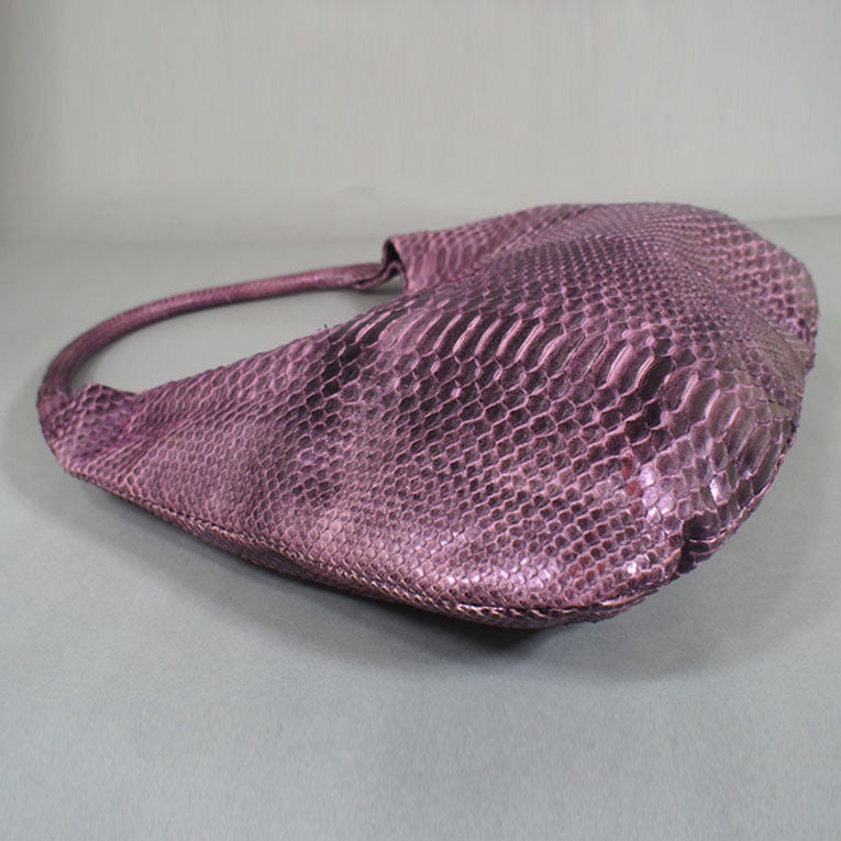 Devi Kroell Cyclamen Python Medium Hobo For Sale at 1stDibs