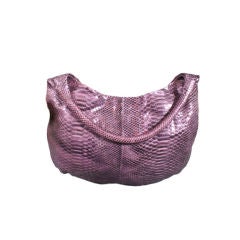 Devi Kroell Cyclamen Python Medium Hobo Devi Kroell Cyclamen Python Medium Hobo