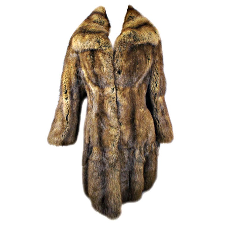 Saks Fifth Avenue Russian Sable Fur Coat 4 6 For Sale