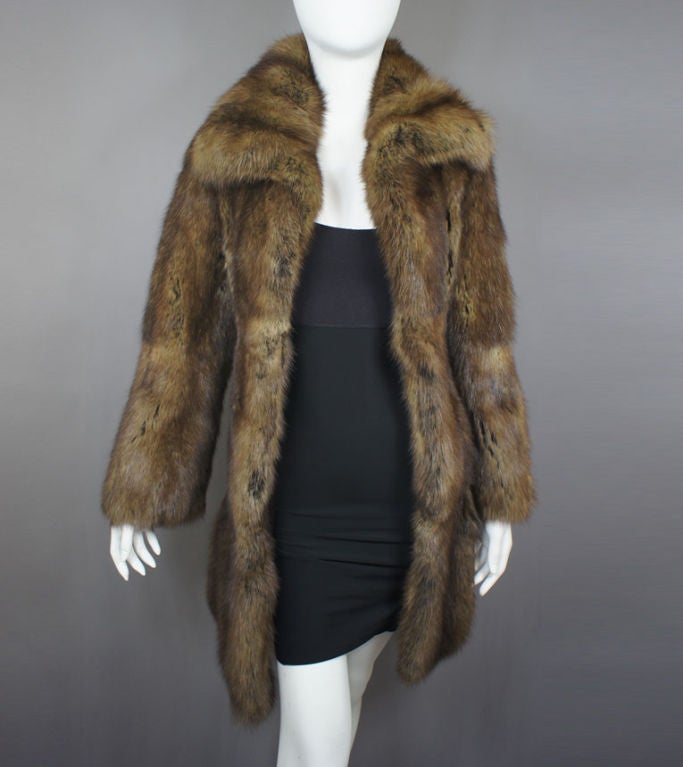 Saks Fifth Avenue Russian Sable Fur Coat 4 6 For Sale 2
