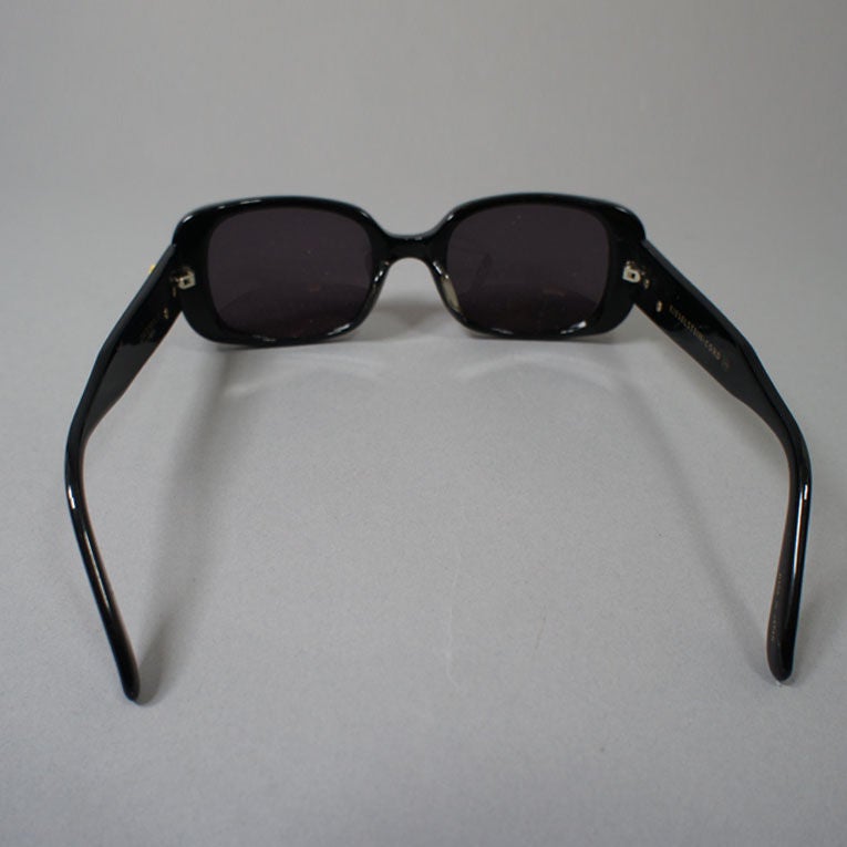 Women's Kieselstein Cord Black 'Gatorville' Sunglasses