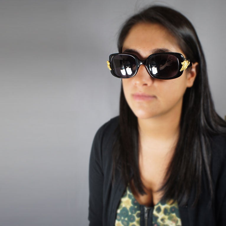 Kieselstein Cord Black 'Gatorville' Sunglasses 3