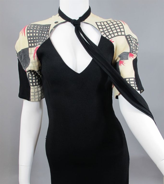 Ossie Clark Celia Birtwell Print Dress US 4 6 For Sale 1