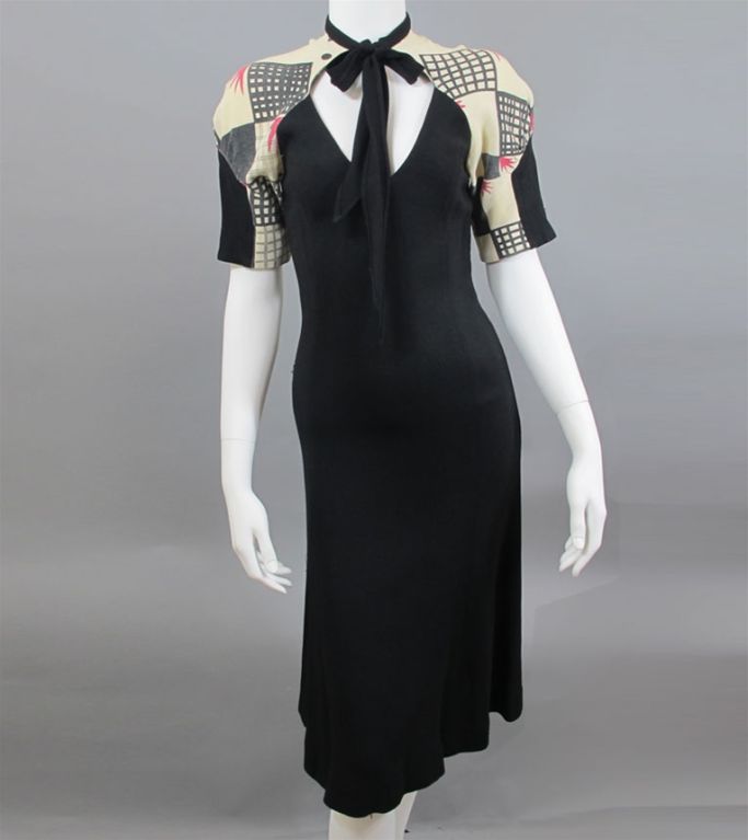 Ossie Clark Celia Birtwell Print Dress US 4 6 For Sale 2