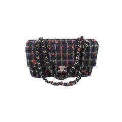 CHANEL Classic Flap Ladybug Bag in Tweed 