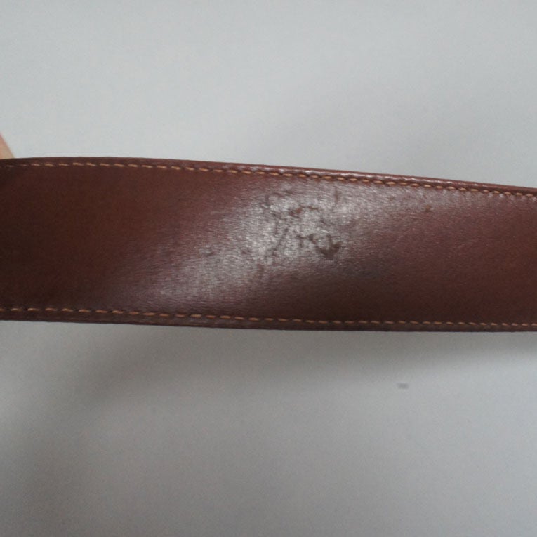 Kieselstein-Cord Brown Lizard Belt With Eagle Head Buckle For Sale 4